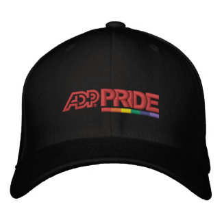 Brodée Casquette en laine flexible ADP Pride - Noir