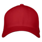 Casquette en laine rouge Flexfit