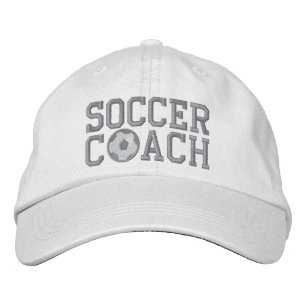 Brodée Casquette entraîneur de football