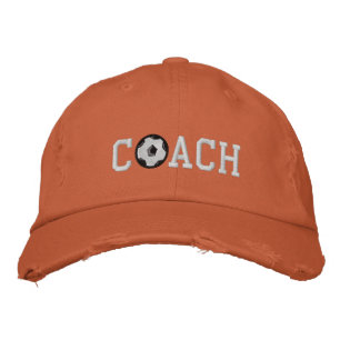 Brodée Casquette entraîneur de football