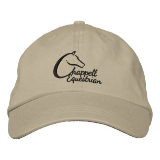 Brodée Casquette équestre de Chappell