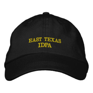 Brodée Casquette est du Texas IDPA