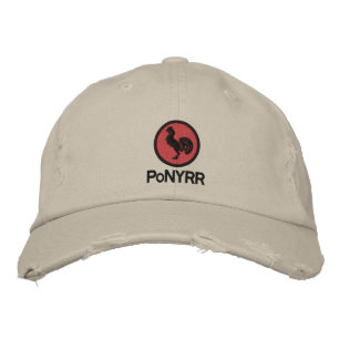 Brodée Casquette ferroviaire PoNY