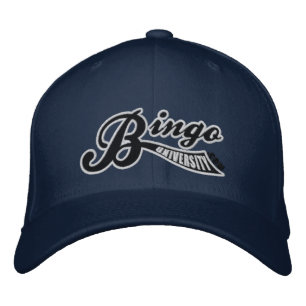 Brodée Casquette Flex-Fit de l'Université de Bingo