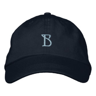 Brodée CASQUETTE INITIAL "B" Designer