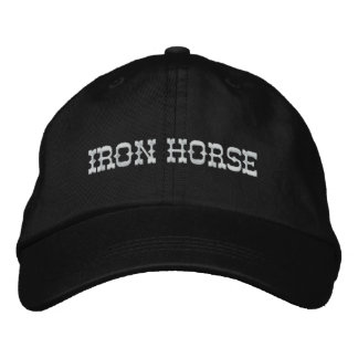 BRODÉE CASQUETTE IRON HORSE