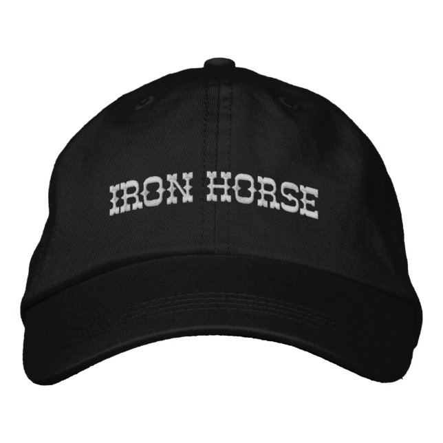 BRODÉE CASQUETTE IRON HORSE (Devant)