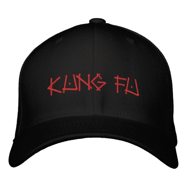 Brodée Casquette Kung Fu (Devant)