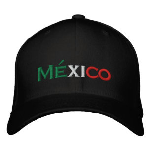 Brodée Casquette : lindo mexicain, tri-couleur