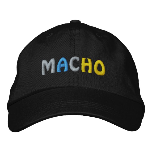 Brodée Casquette MACHO (Devant)
