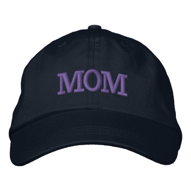Brodée Casquette maman | cadeau de la fête mère (Devant)