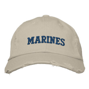 Brodée Casquette Marines
