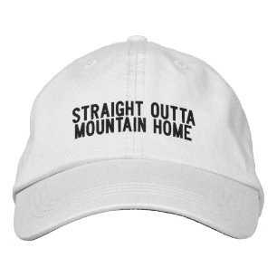Brodée Casquette Mountain Home Idaho