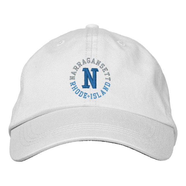 Brodée Casquette NARRAGANSETT (Devant)
