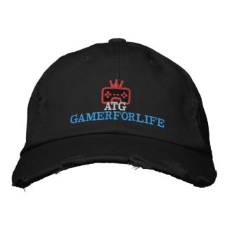 Brodée CASQUETTE noir ATG