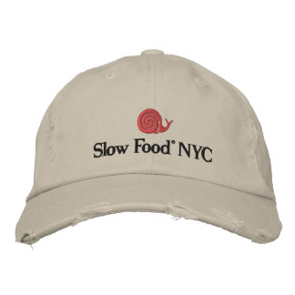 Brodée Casquette NYC de nourriture lente