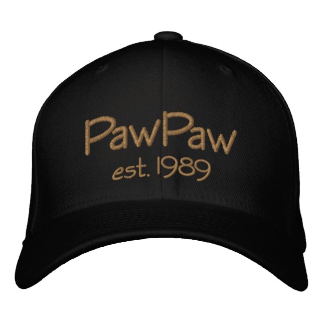 Brodée Casquette PawPaw - Khaki (Devant)