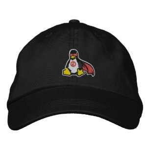 Brodée Casquette Penguin Avenger Linux