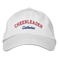 Casquette personnalisé rouge, blanc et bleu