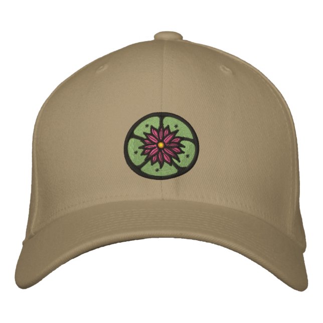 Brodée Casquette Peyote (Devant)