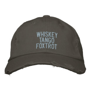 Brodée Casquette pilote Whiskey Tango Foxtrot