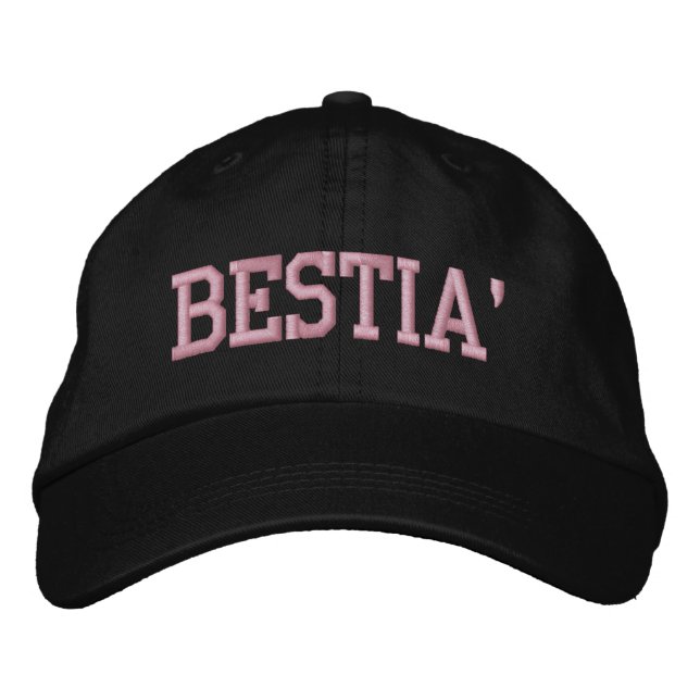 Brodée Casquette réglable Bestia (Devant)