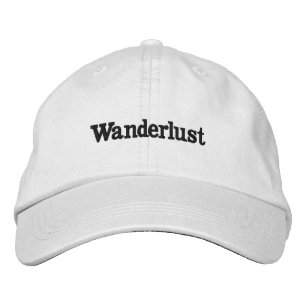 Brodée Casquette réglable de base Wanderlust