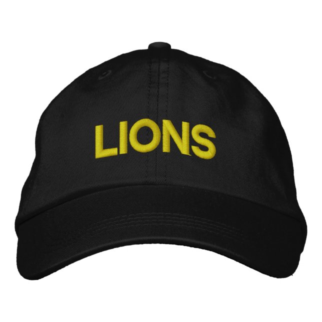Brodée Casquette réglable Lions (Devant)