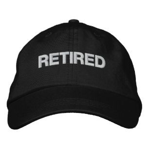 Brodée Casquette retirée