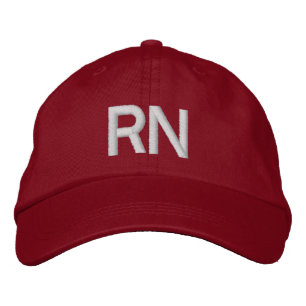 Brodée CASQUETTE RN - rouge