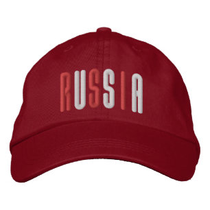 Brodée Casquette ROUGE des Etats-Unis