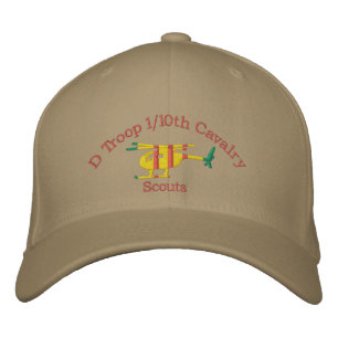Brodée Casquette scout du 1/10e détachement de cavalerie