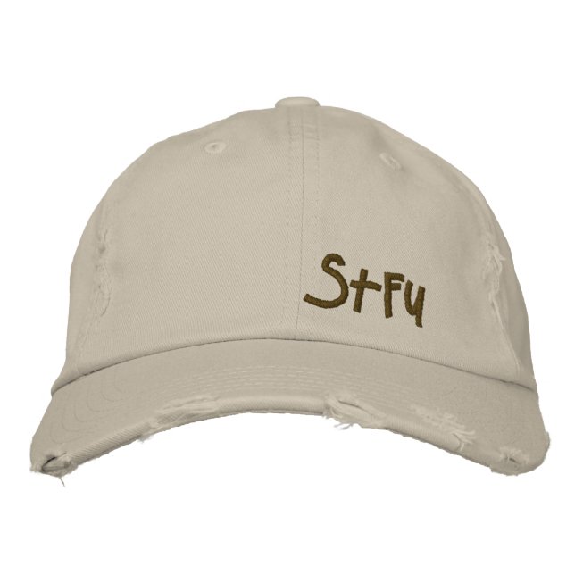 BRODÉE CASQUETTE STFU (Devant)