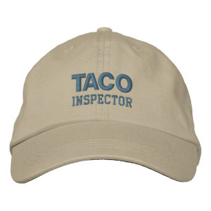 Brodée CASQUETTE TACO INSPECTOR (monotone)