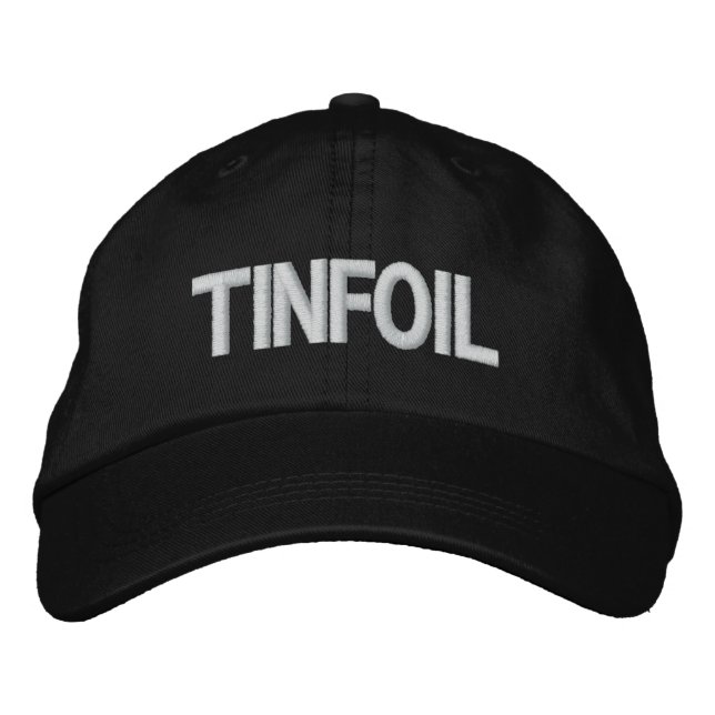 Brodée Casquette Tinfoil (Devant)