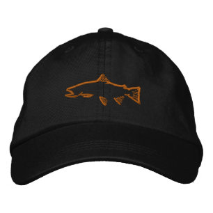 Brodée Casquette Tracker Trout - Noir