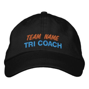BRODÉE CASQUETTE TRI COACH BASEBALL