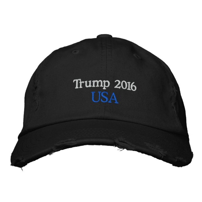 BRODÉE CASQUETTE TRUMP 2016 USA (Devant)