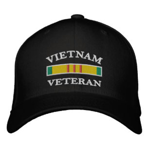 Brodée Casquette vétéran du Vietnam