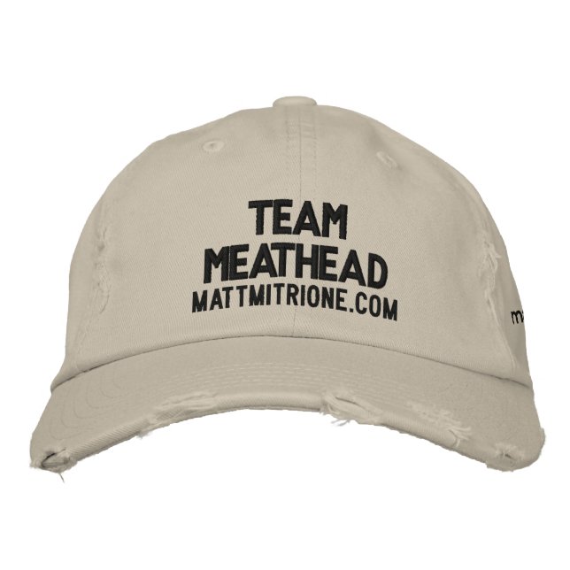 Brodée Chef d'équipe MeatHead Casquette (Devant)
