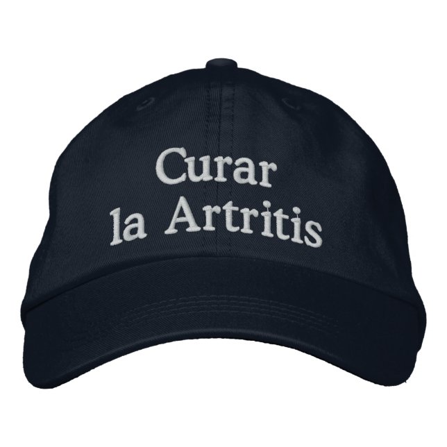 Brodée "Curar la Artritis" - Casquette Bordados (Devant)