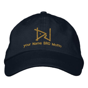 Brodée DJ Casquette personnalisable Votre propre texte Br
