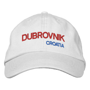 Brodée Dubrovnik, Croatie* Casquette Dubrovnik Hrvatska k