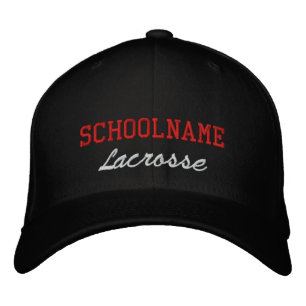 Brodée École Spirit Lacrosse - Casquette brodé