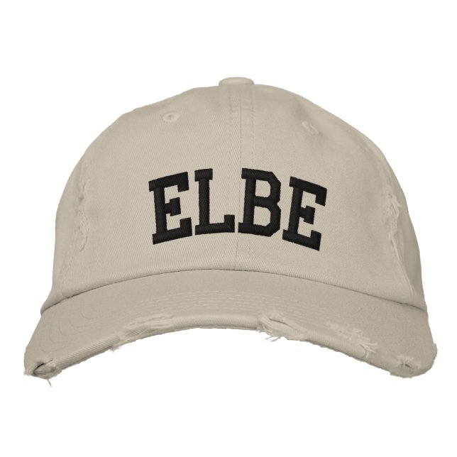 Brodée Elbe Casquette brodé (Devant)