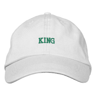 Brodée Élégant Casquette réglable avec Elegant King impri