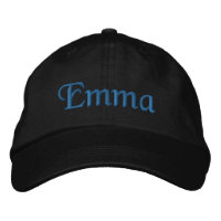 Emma Personnalisé Brodé Casquette De Baseball Bleu