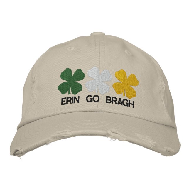 Brodée Erin Go Bragh Casquette brodé (Devant)