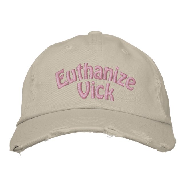 Brodée Euthanasier Vick Casquette (Devant)