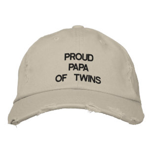 BRODÉE FIER PAPA DU CASQUETTE TWINS